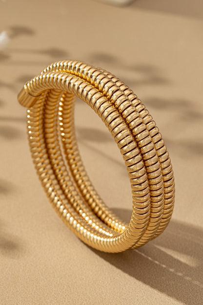 Chunky Coil Bangle