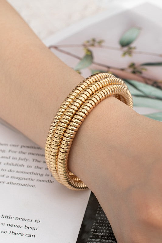 Chunky Coil Bangle