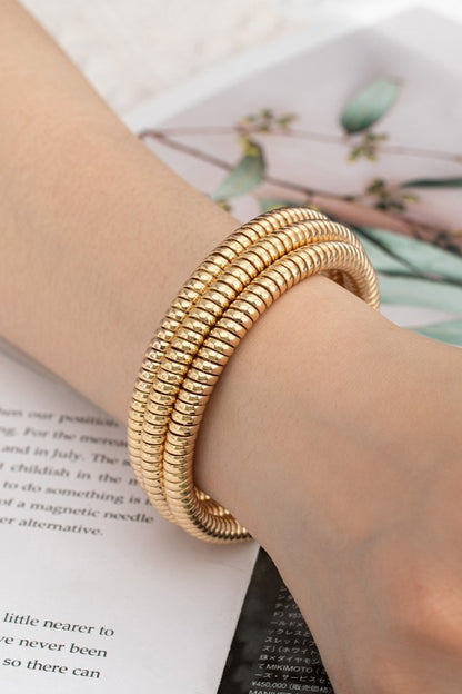 Chunky Coil Bangle