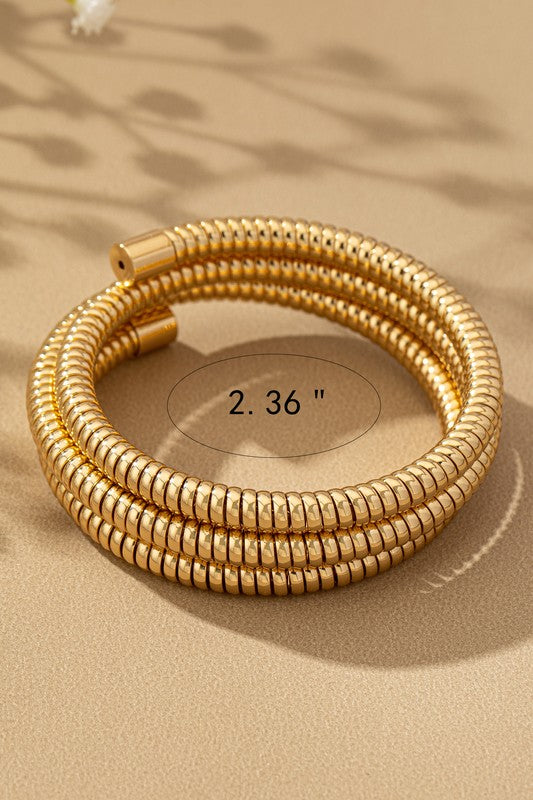 Chunky Coil Bangle