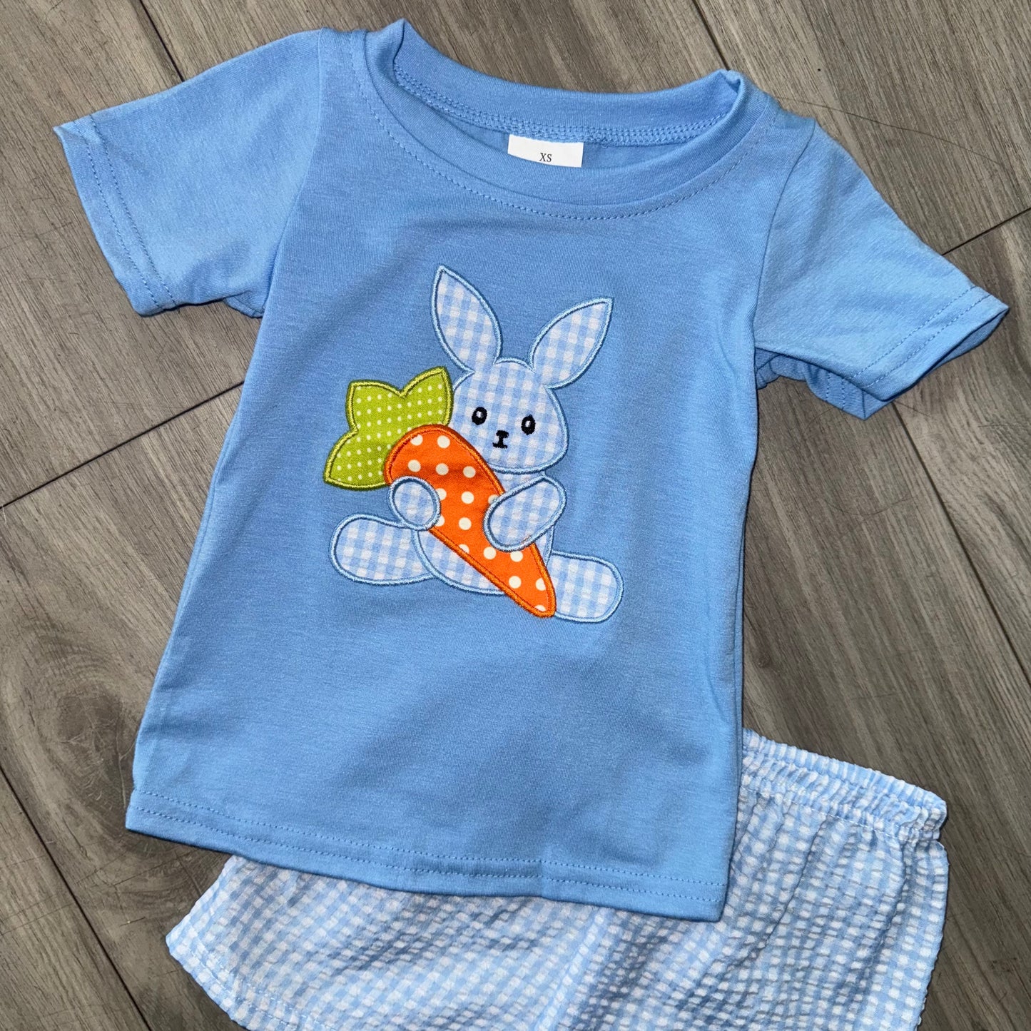 Bunny & Carrot Boys Short Set