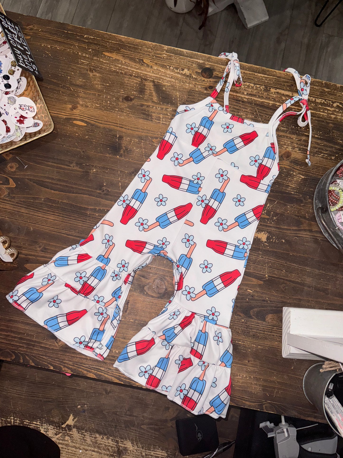 Firecracker Popsicle Flare Jumpsuit