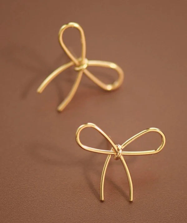 Gold Bows Stud