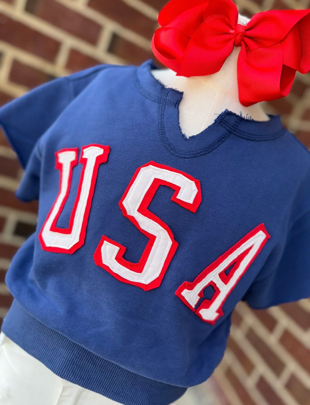 Girls USA Sweatshirt Top