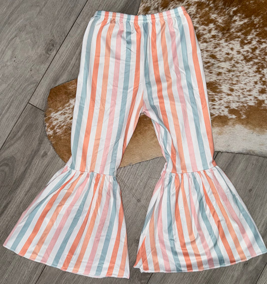 Spring Stripe Kids Bell Bottoms