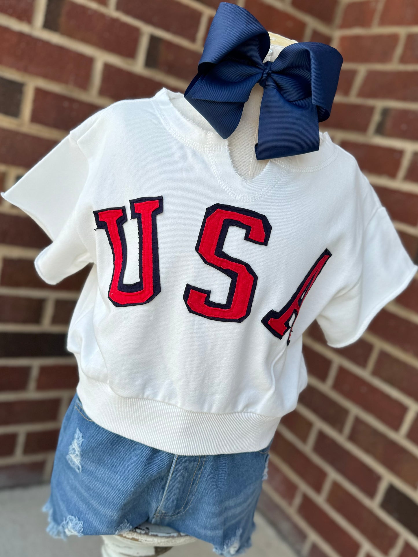 Girls USA Sweatshirt Top