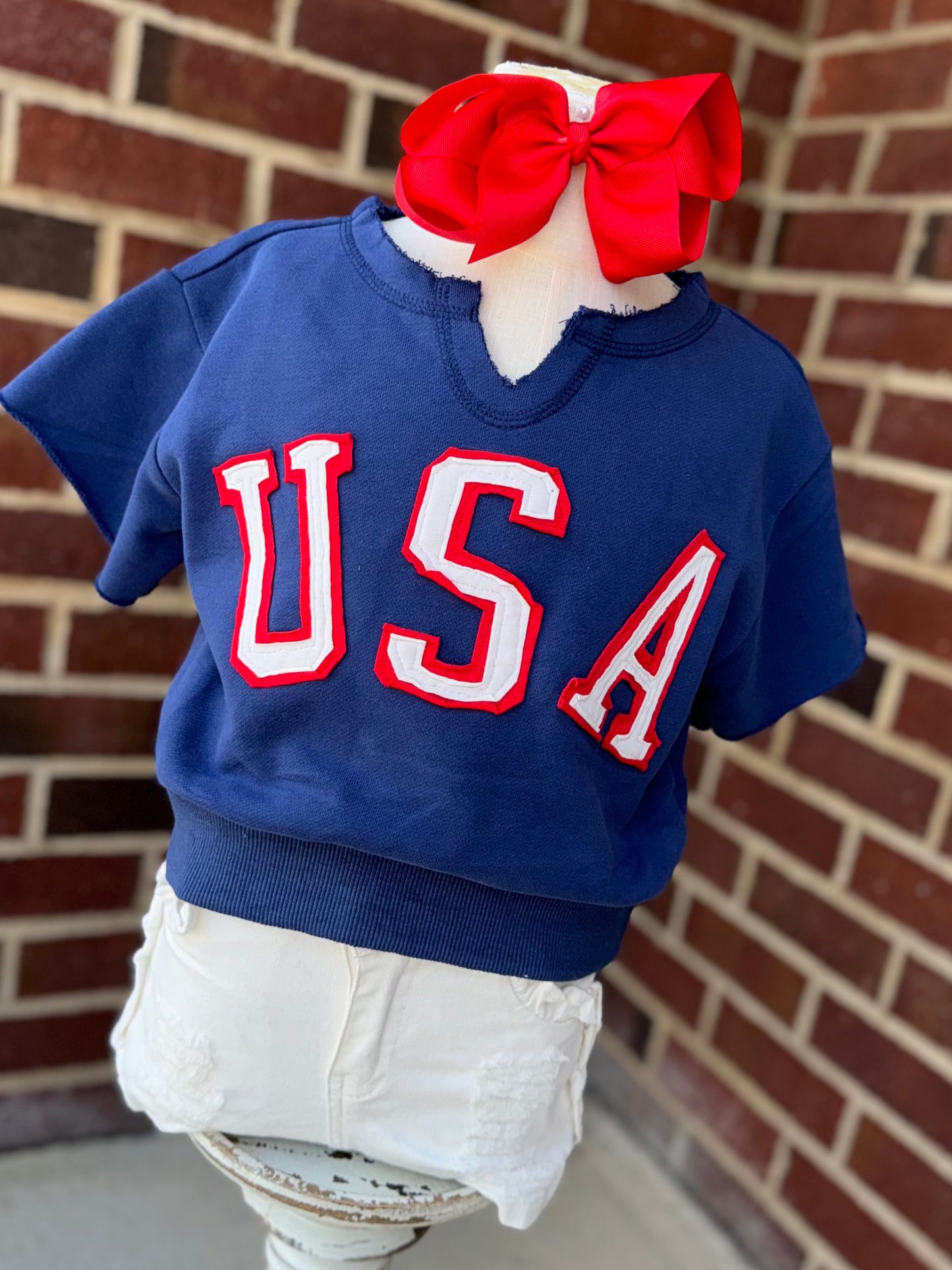 Girls USA Sweatshirt Top