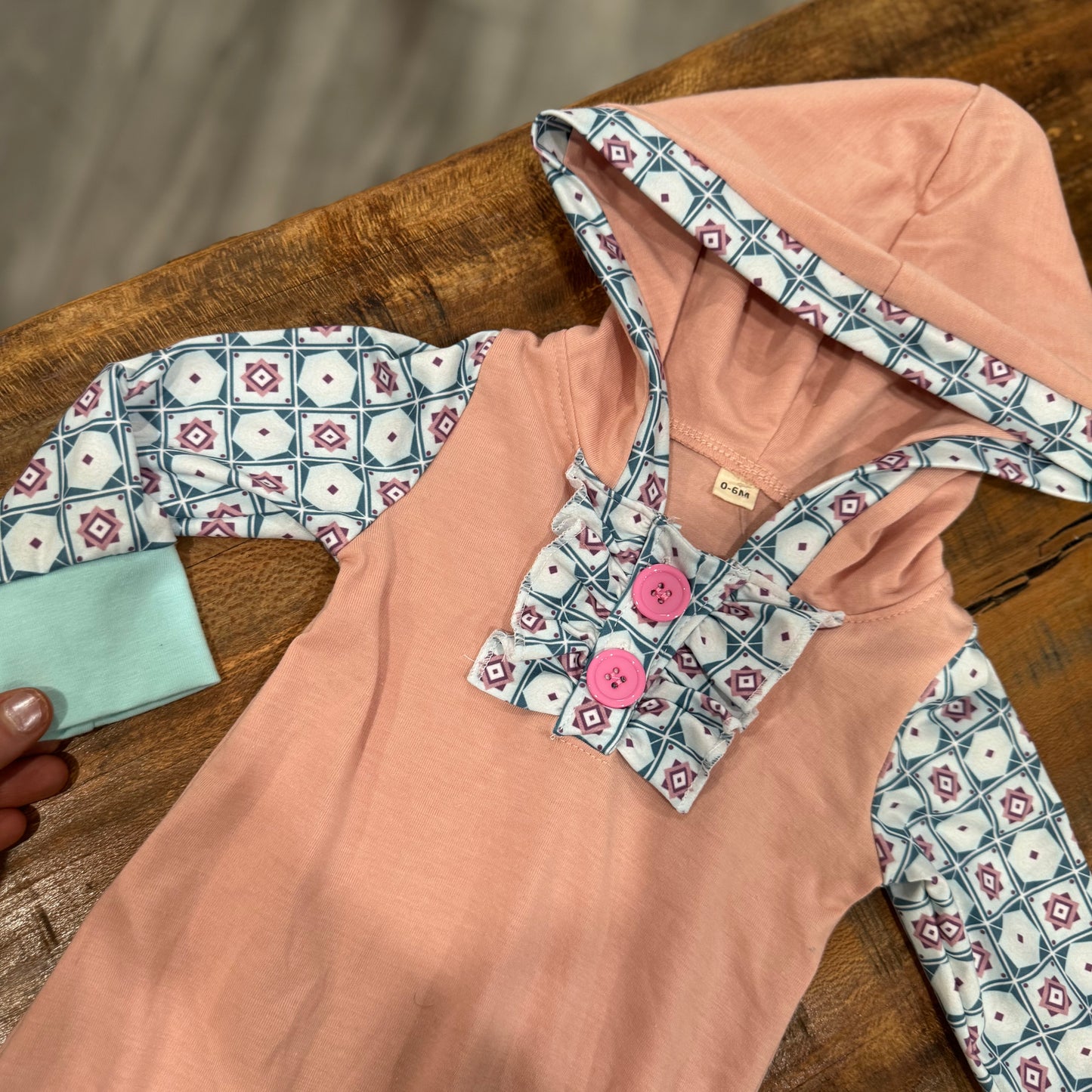 Sassy Girl Hooded Romper