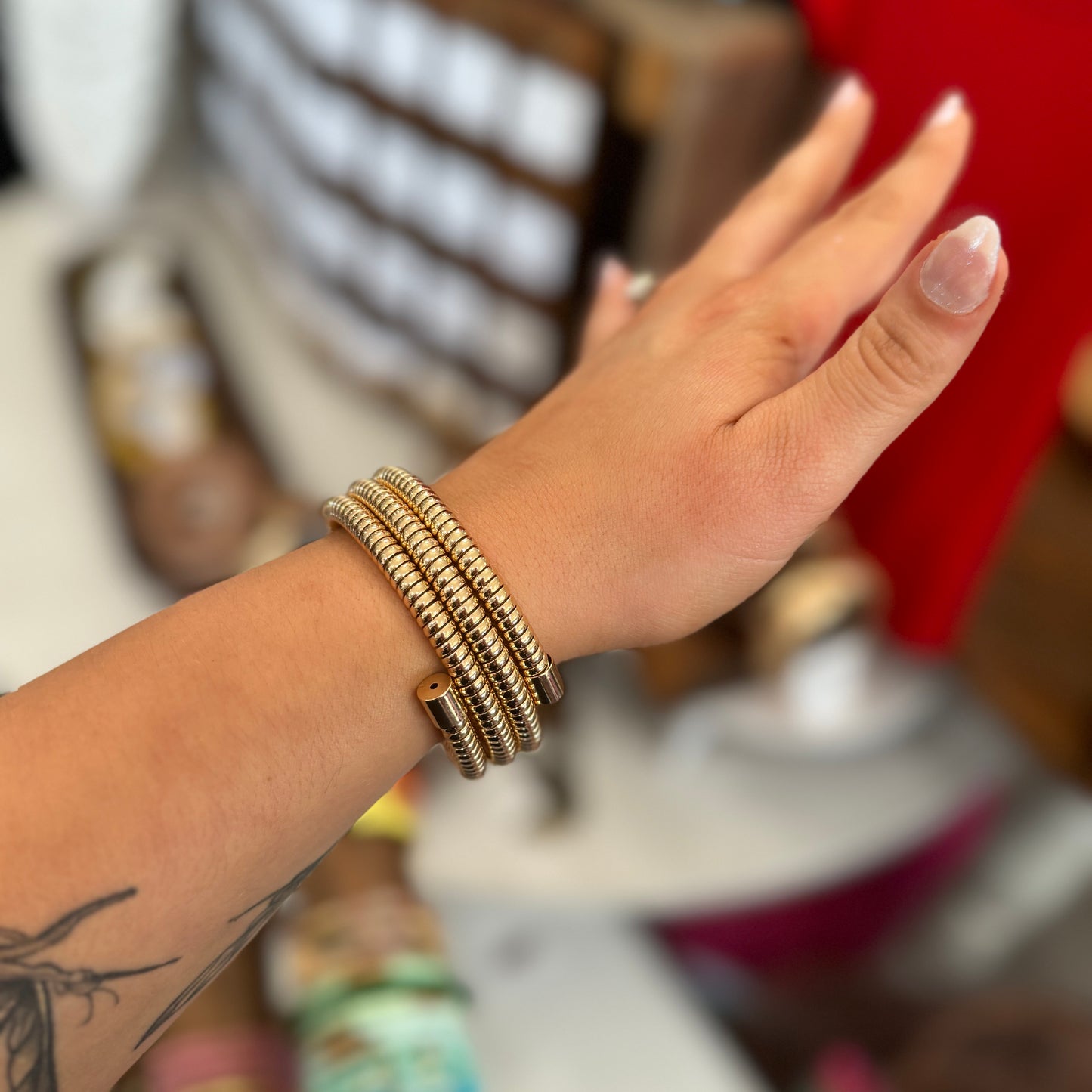 Chunky Coil Bangle