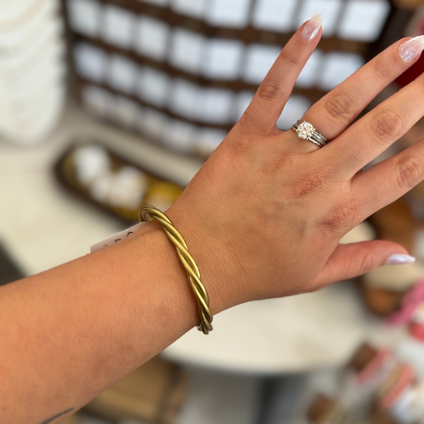 Braided Jelly Bangle