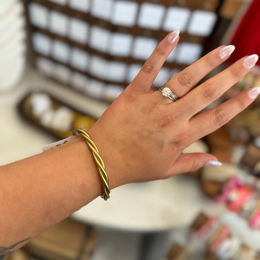 Braided Jelly Bangle