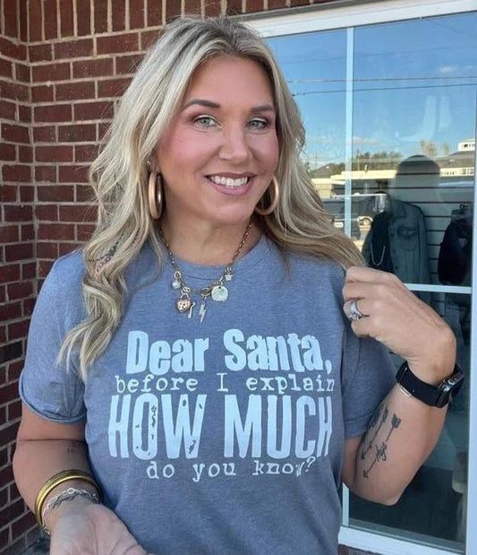 Dear Santa Tshirt