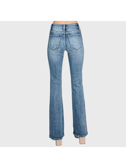 Mid-Rise Classic Bootcut Jeans